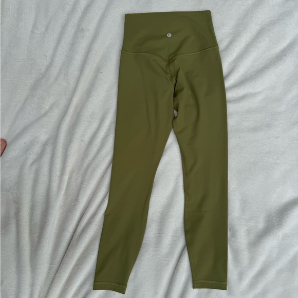 NWOT Lululemon Athletica Align High-Rise  25” Bronze Green Leggings size 4 - Picture 9 of 10
